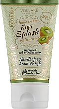 Nawilżający krem do rąk Olej awokado i Bio woda z kiwi - Vollare Cosmetics VegeBar Kiwi Splash Hand Cream — Zdjęcie N1