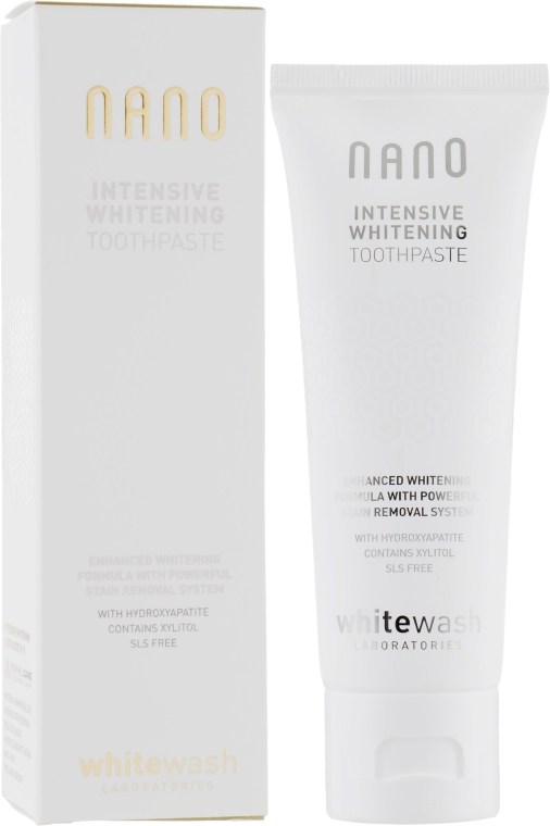Intensywnie wybielająca pasta do zębów - WhiteWash Laboratories Nano Intensive Whitening Toothpaste