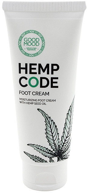 Nawilżający krem ​​do stóp z olejem konopnym - Good Mood Hemp Code Foot Cream — Zdjęcie N1