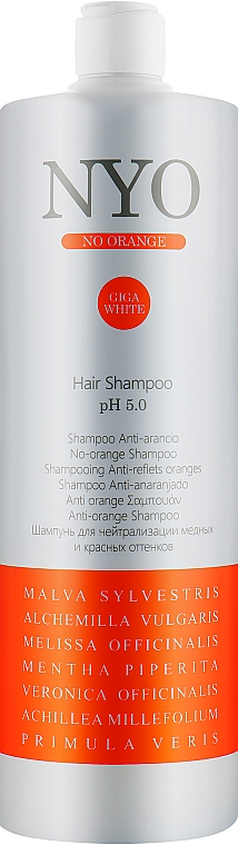 Szampon neutralizujący odcienie miedzi i czerwieni - Faipa Roma Nyo No Orange Hair Shampoo — Zdjęcie N1