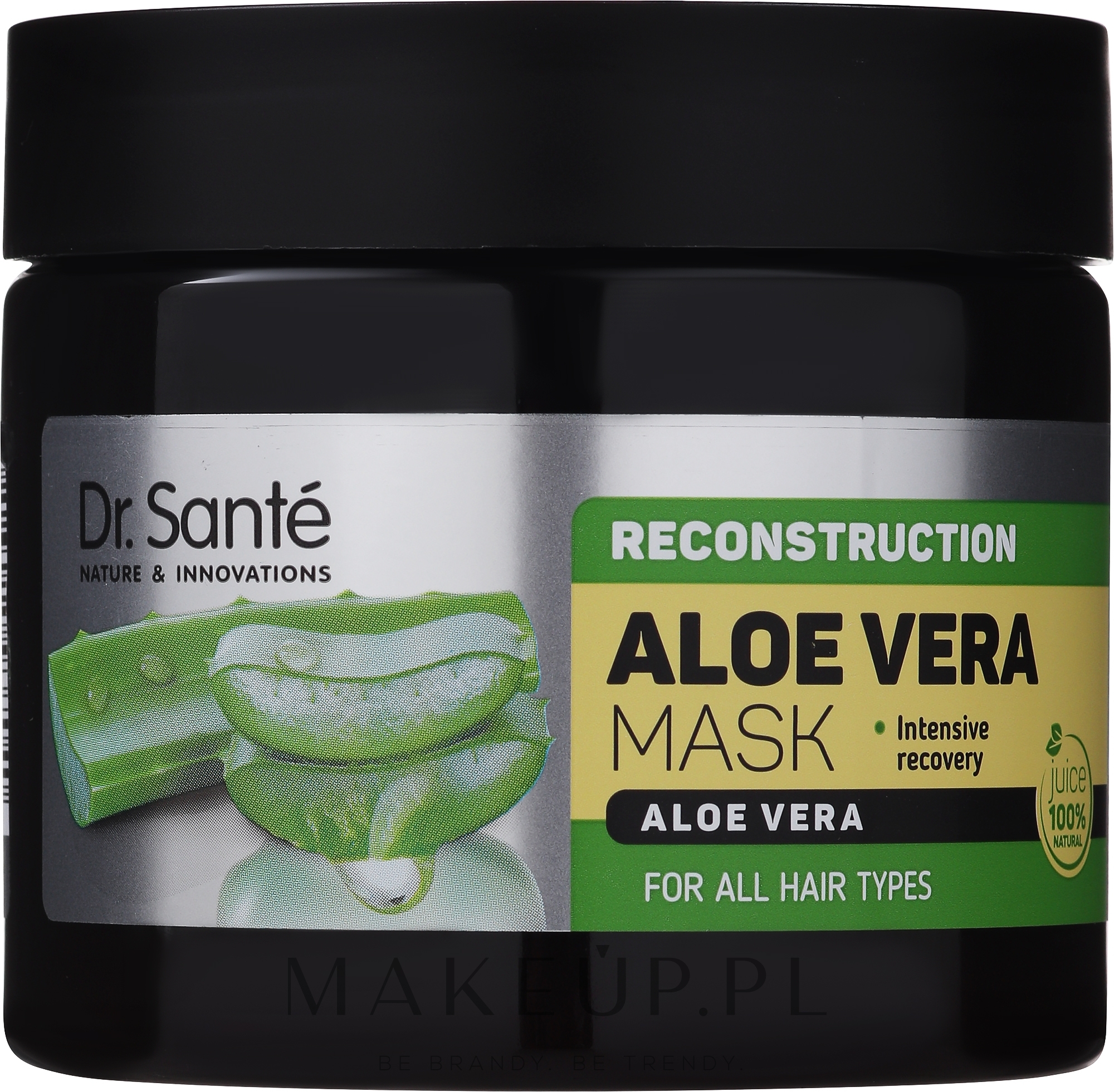 Dr Sante Aloe Vera - Intensywnie regenerująca maska odbudowująca do włosów — Zdjęcie 300 ml