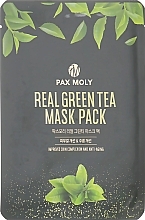 PREZENT! Maska w płachcie z ekstraktem z zielonej herbaty - Pax Moly Real Green Tea Mask Pack — Zdjęcie N1