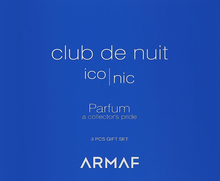 Armaf Club de Nuit Blue Iconic - Zestaw (edp 105 ml + deo stick 75 g + sh/gel 100 ml) — Zdjęcie N2