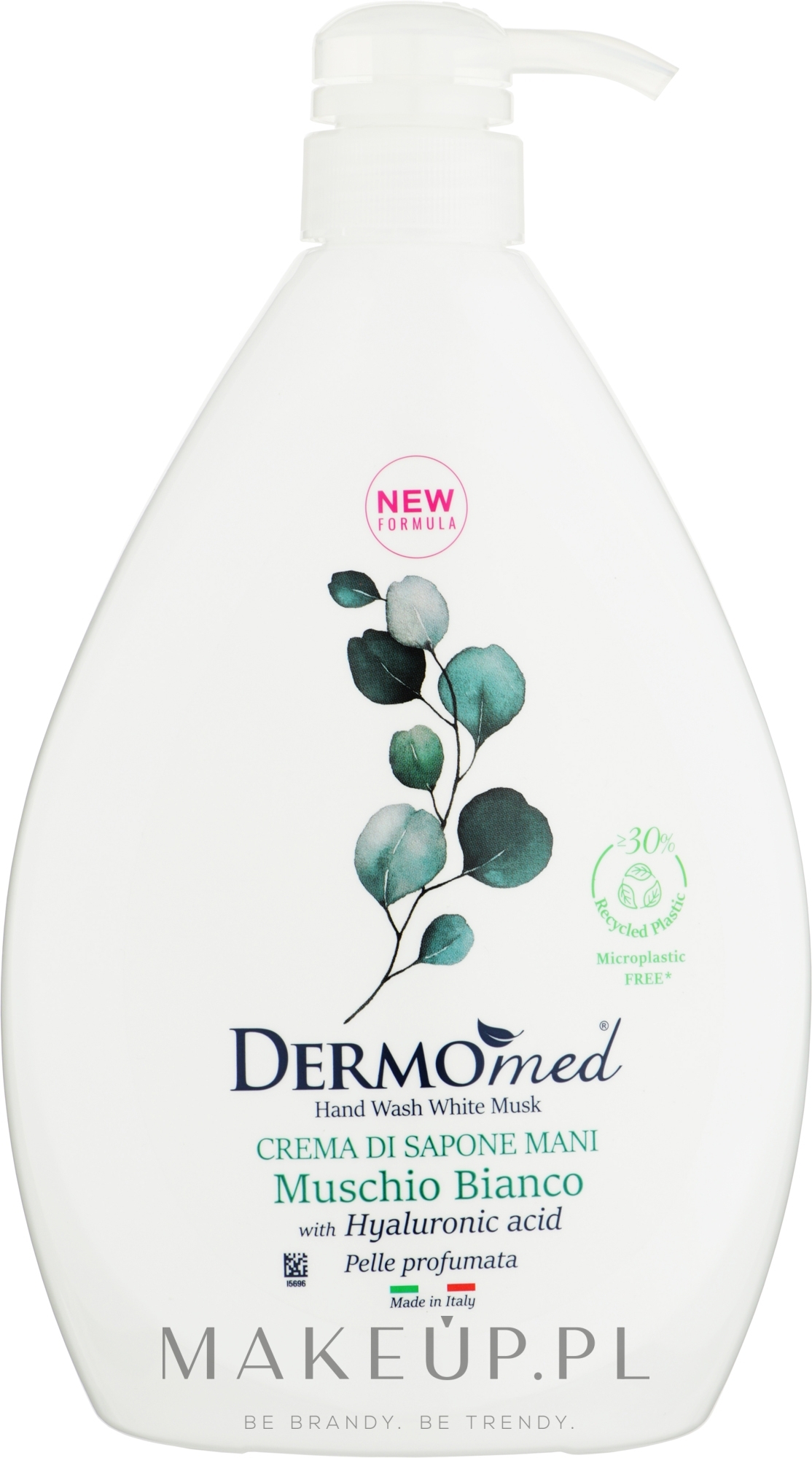 Kremowe mydło w płynie Białe piżmo - Dermomed Cream Soap White Musk — Zdjęcie 1000 ml