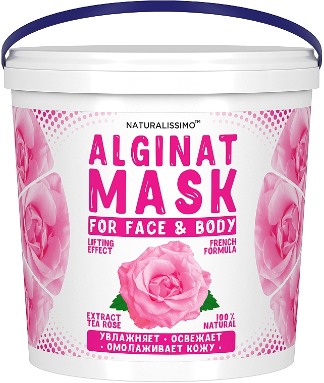 Maska alginianowa z różą - Naturalissimo Tea Rose Alginat Mask — Zdjęcie N3