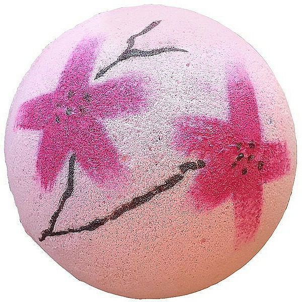 Musująca kula do kąpieli Kwiat wiśni - Bomb Cosmetics Cherry Blossom Bath Blaster — Zdjęcie N1