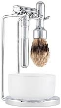 Kup Zestaw do golenia - Merkur Shaving Set Futur 751 (razor/1pc + shaving/brush/1pc + acc/2pcs)