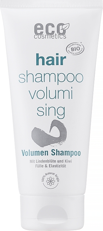 Szampon dodający włosom objętości z wyciągiem z kwiatu lipy i kiwi - Eco Cosmetics Volumising Shampoo