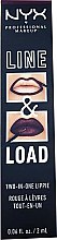 Matowa pomadka w płynie do ust - NYX Professional Makeup Line & Load All-In-One Lippie — фото N2