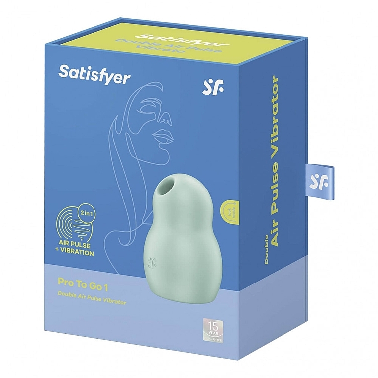 Podciśnieniowy stymulator łechtaczki, miętowy - Satisfyer Pro To Go 1 Mint — Zdjęcie N2