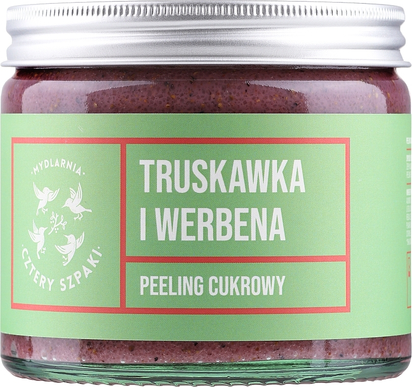 Peeling do ciała Truskawka i werbena - Cztery Szpaki — Zdjęcie N1