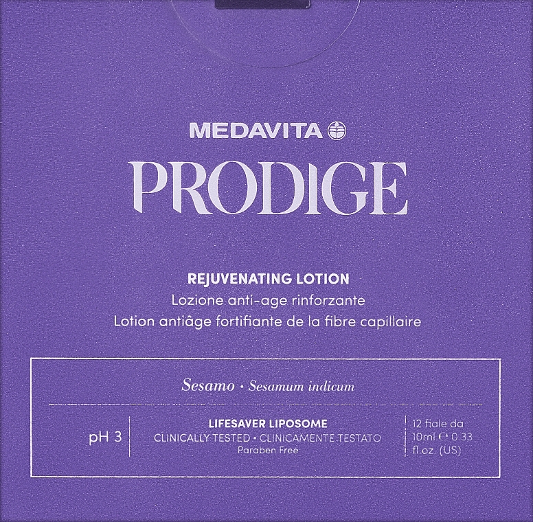 Balsam do włosów - Medavita Prodige Rejuvenating Lotion — Zdjęcie N2