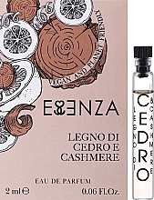 Essenza Milano Parfums Cendarwood And Cashmere - Woda perfumowana (próbka) — Zdjęcie N1