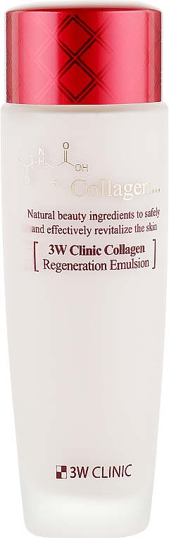 Regenerująca emulsja do twarzy z kolagenem - 3W Clinic Collagen Regeneration Emulsion