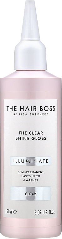 Uniwersalny wzmacniacz i rozświetlacz koloru - The Hair Boss Clear Shine Gloss — Zdjęcie N1