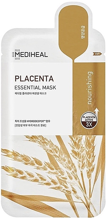 Maseczka w płachcie do twarzy - Mediheal Placenta Essential Mask — Zdjęcie N1
