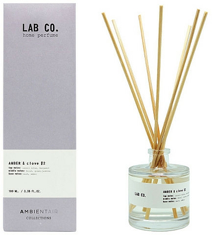 Patyczki zapachowe Bursztyn - Ambientair Lab Co. Amber & Clove — Zdjęcie N2