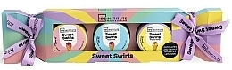 Zestaw - IDC Institute Sweet Swirls Lip Trio (l/scrub/20ml + l/balm/20ml + l/butter/20ml) — Zdjęcie N1