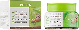 Kup Nawilżający krem do twarzy ze śluzem ślimaka - Farmstay Snail Visible Difference Moisture Cream