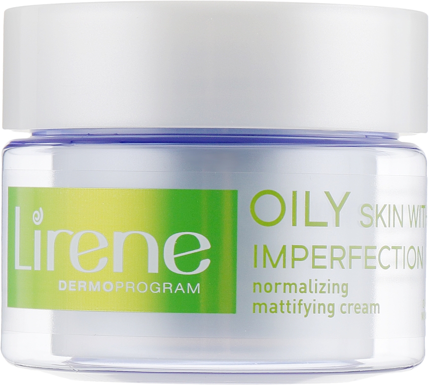 Krem normalizująco-matujący - Lirene Oily and Combination Skin Normalizing Mattifying Cream — Zdjęcie N4
