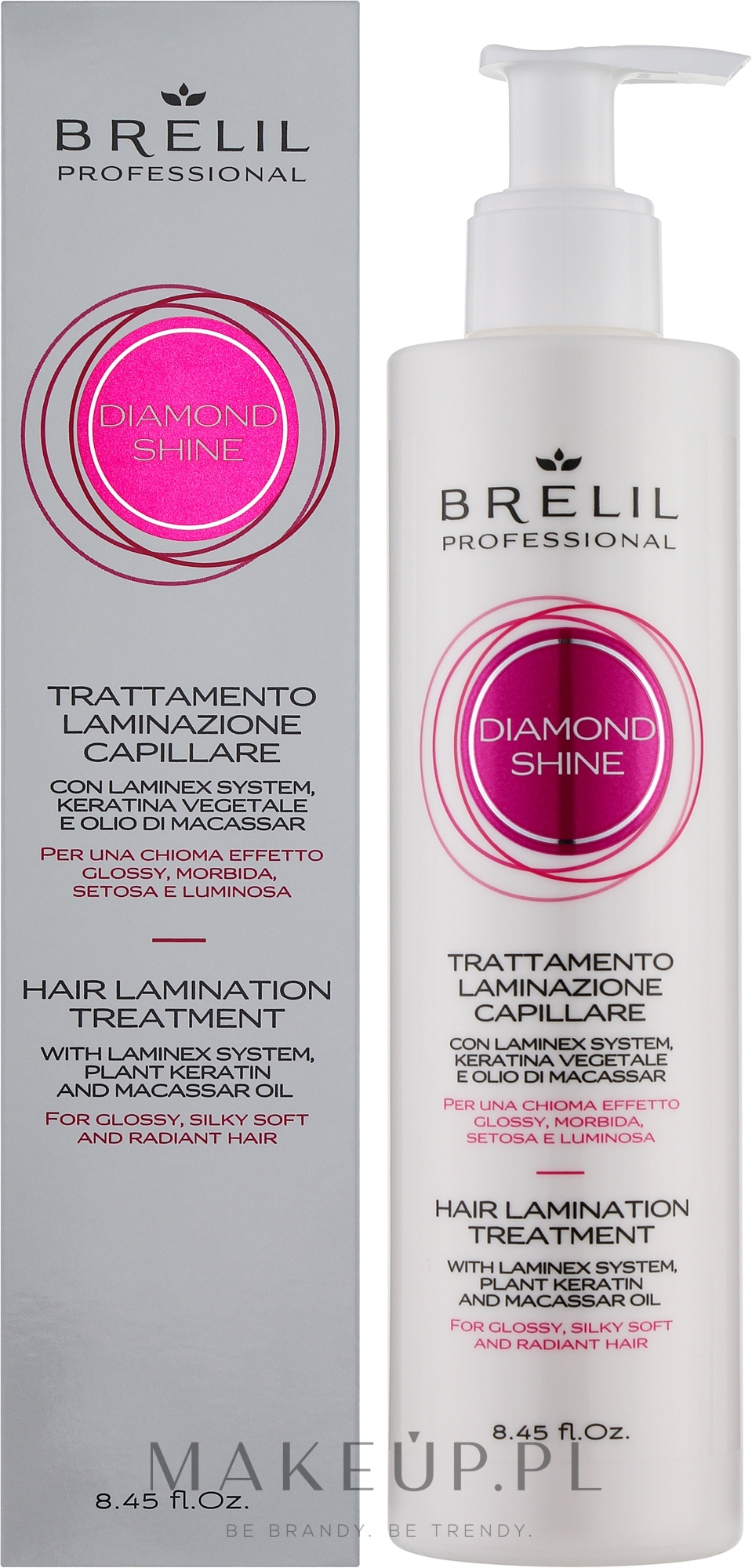 Produkt do laminowania włosów - Brelil Trattamento Laminazione Capillare — Zdjęcie 250 ml