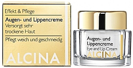 Przeciwzmarszczkowy krem na okolice oczu i ust - Alcina E Eye And Lip Cream — Zdjęcie N4