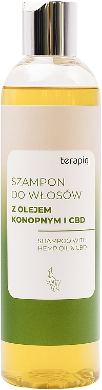 Szampon do włosów z olejem konopnym - Terapiq Shampoo With Hemp Oil & CBD — Zdjęcie N1