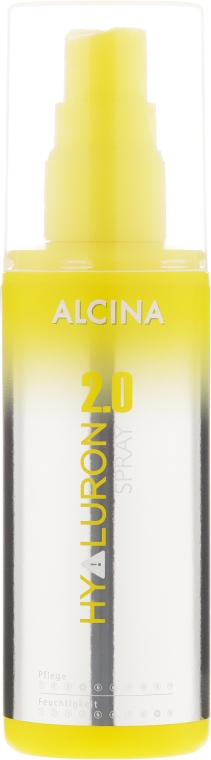Nawilżający spray do włosów z kwasem hialuronowym - Alcina Hyaluron 2.0 Spray — Zdjęcie N1