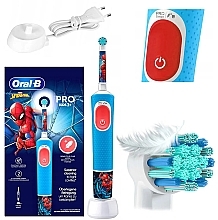 Elektryczna szczoteczka do zębów - Oral-B Braun Vitality Pro Kids 3+ Spiderman — Zdjęcie N2