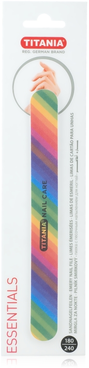 Pilnik do paznokci - Titania Rainbow Nail File — Zdjęcie N1