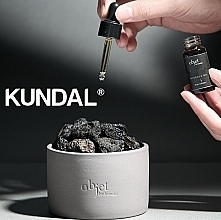 Dyfuzor z kamienia wulkanicznego Grassy Flower - Kundal Object By Kundal Perfume Volcanique Stone Diffuser — Zdjęcie N4