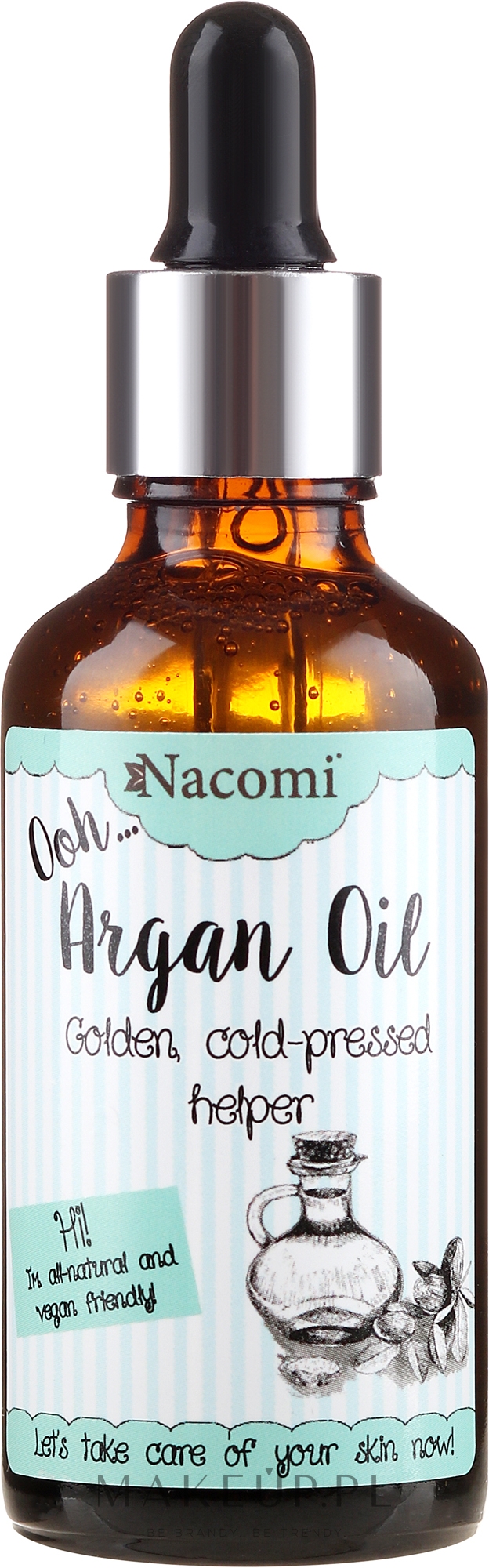 Olej arganowy z pipetą - Nacomi — Zdjęcie 50 ml