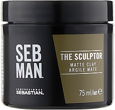 Matowa glinka utrwalająca do włosów dla mężczyzn - Sebastian Professional SEB MAN The Sculptor — Zdjęcie N1