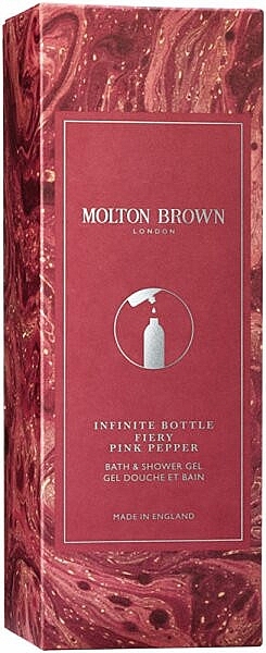 Molton Brown Fiery Pink Pepper Infinte Bottle Limited Edition - Żel do kąpieli i pod prysznic — Zdjęcie N3