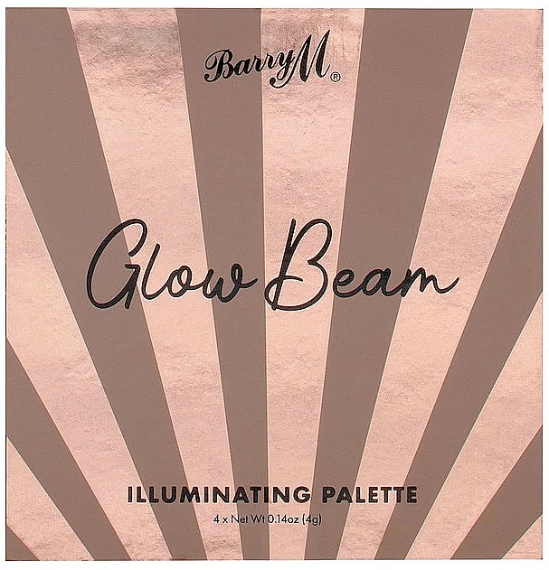 Paleta rozświetlaczy - Barry M Glow Beam Illuminating Palette — Zdjęcie N1