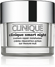 Nawilżający krem na noc do skóry mieszanej w stronę tłustej - Clinique Smart Night Custom-Repair Moisturizer — Zdjęcie N1