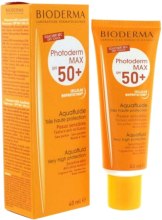 Kup Ultralekki fluid z filtrem ochronnym do skóry wrażliwej SPF 50+ - Bioderma Photoderm Max Aquafluid