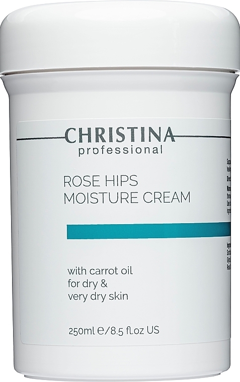 Nawilżający krem z olejkiem marchewkowym do suchej i bardzo suchej skóry - Christina Rose Hips Moisture Cream with Carrot Oil — Zdjęcie N1