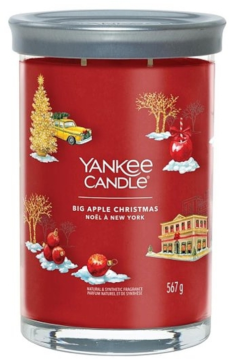 Świeca zapachowa w szklance Big Apple Christmas, 2 knoty - Yankee Candle Singnature  — Zdjęcie N1