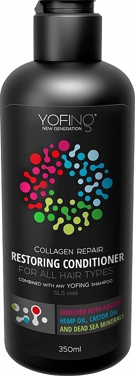 Rewitalizująca odżywka do włosów z kolagenem - Yofing Collagen Repair Restoring Conditioner — Zdjęcie N1
