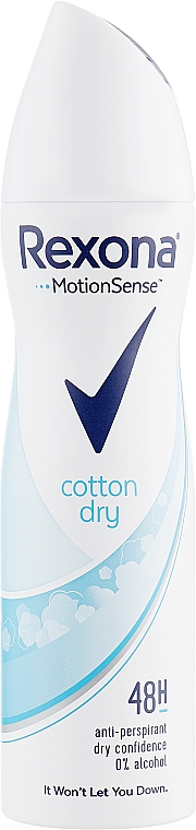 Antyperspirant w sprayu - Rexona MotionSense Cotton Dry Anti-Perspirant