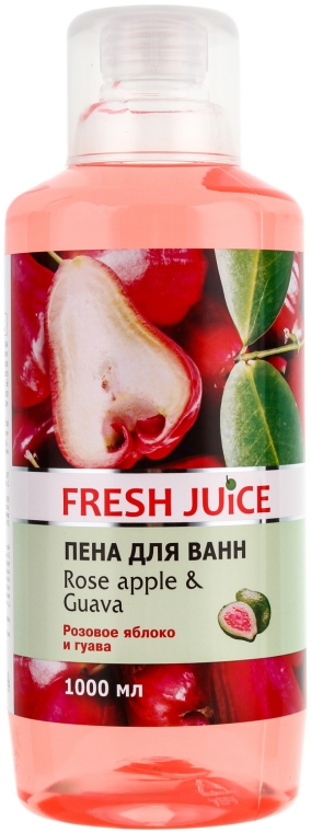 Płyn do kąpieli Różowe jabłko i guawa - Fresh Juice Rose Apple and Guava — Zdjęcie N1