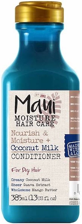 Odżywka do włosów suchych Mleko kokosowe - Maui Moisture Nourish & Moisture + Coconut Milk Conditioner — Zdjęcie N1