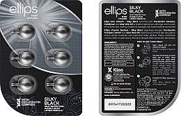 Kup Ampułki z jedwabiem do włosów - Ellips Hair Vitamin Silky Black With Pro-Keratin Complex