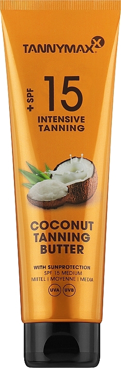 Balsam do opalania - Tannymaxx Coconut Butter SPF15 — Zdjęcie N1