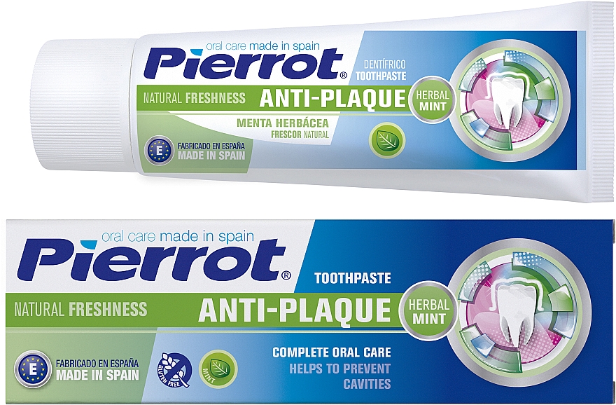 Pasta do zębów Fluor i mięta - Pierrot Natural Freshness Toothpaste