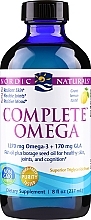 Kompleks kwasów Omega w płynie - Nordic Naturals Complete Omega Lemon  — Zdjęcie N1