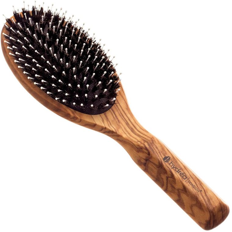 Szczotka do stylizacji włosów z drewna oliwnego - Hydrea London Olive Wood Styling Hair Brush — Zdjęcie N1