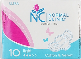 Podpaski Ultra miękka bawełna, 10 szt. - Normal Clinic — Zdjęcie N1