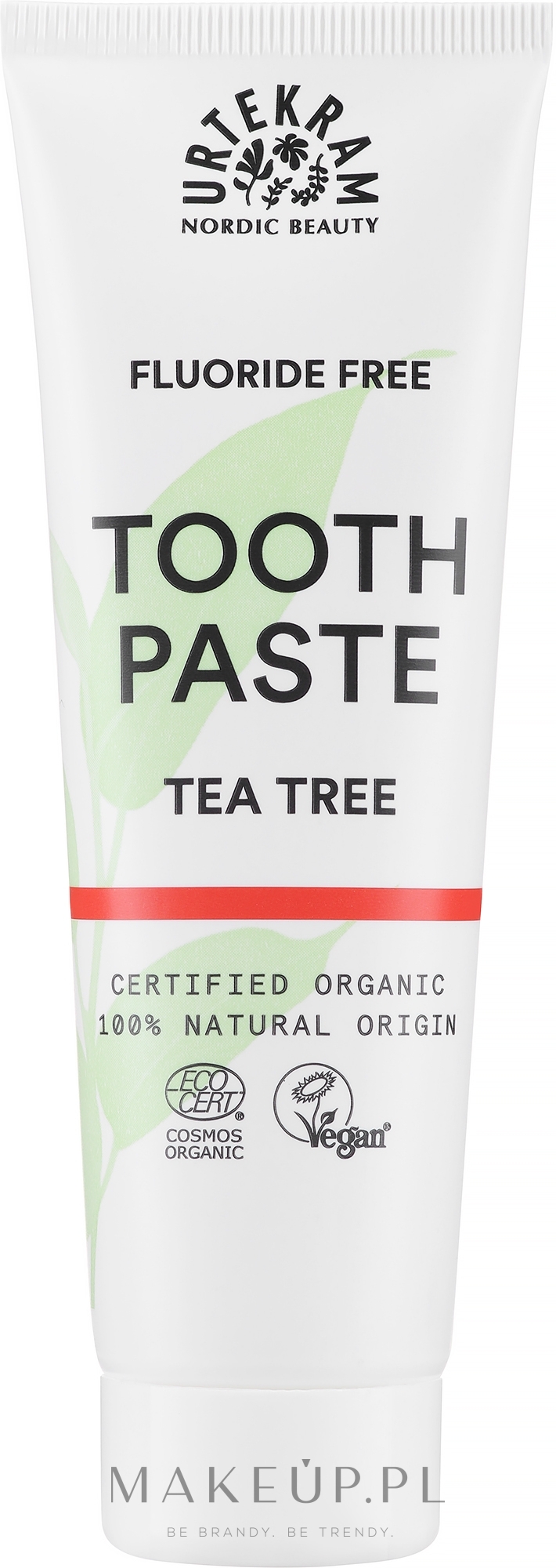 Pasta do zębów Drzewo herbaciane - Urtekram Toothpaste Tea Tree — Zdjęcie 75 ml
